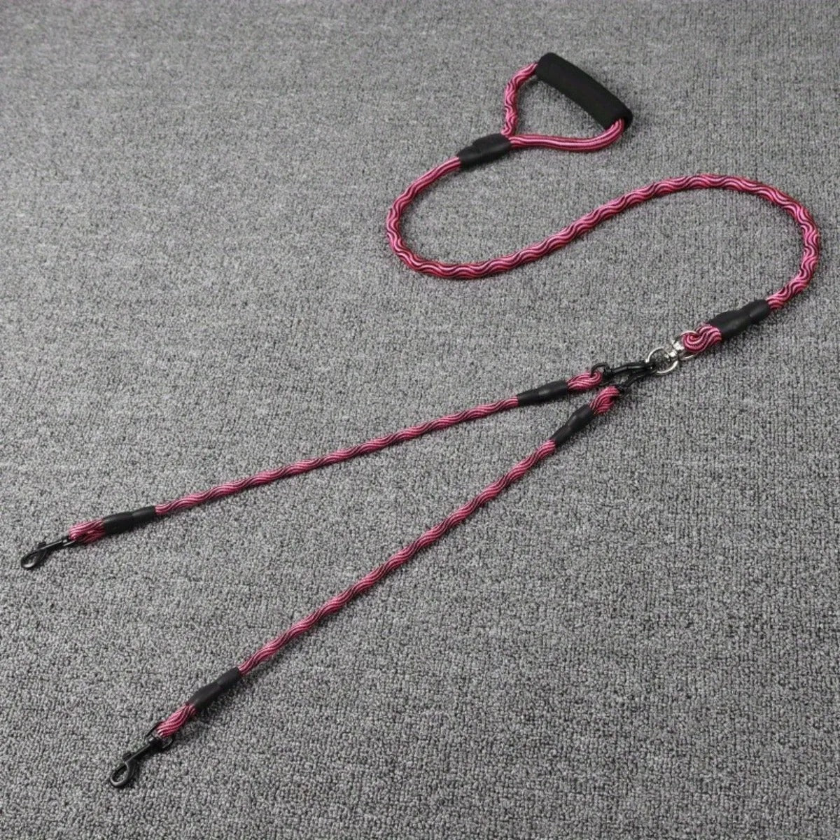 Laisse double pour chien | Lou & Zou - TOUTOU VOYAGEUR