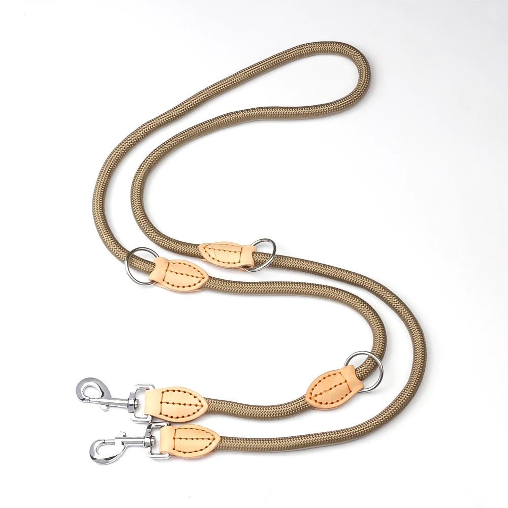 Laisse double pour chien | LovYou - TOUTOU VOYAGEUR